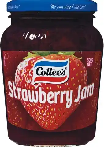 Woolworths Cottee's Jam 500g offer