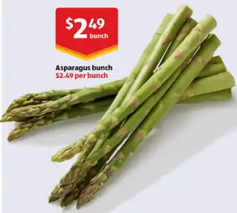 ALDI Asparagus bunch offer