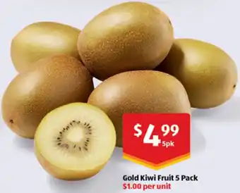 ALDI Gold Kiwi Fruit 5 Pack offer