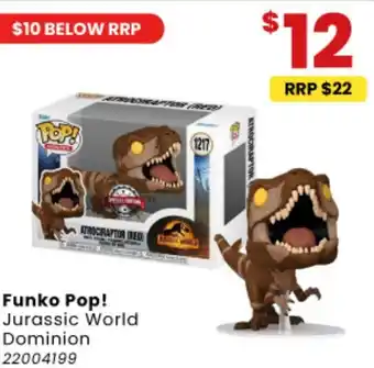 Toymate Funko Pop! Jurassic World Dominion offer