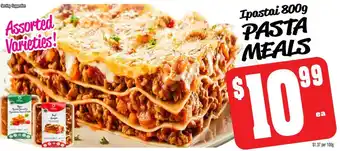 Farmer Jack's Ipastai 800g PASTA MEALS offer