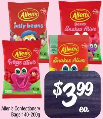 Farmer Jack's Allen's Confectionery Bags 140-200g offer