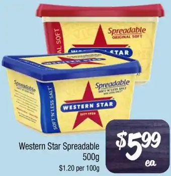 Farmer Jack's Western Star Spreadable 500g offer