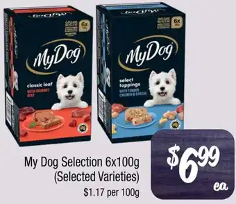 Farmer Jack's My Dog Selection 6x100g offer