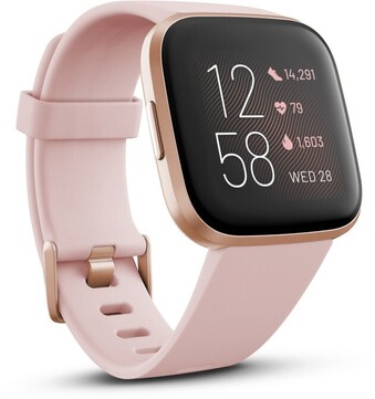 The Good Guys Fitbit Versa 2 - Petal/Copper Rose offer