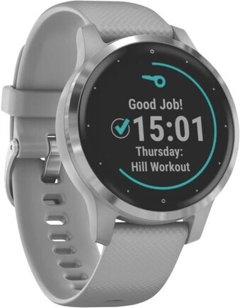 The Good Guys Garmin Vivoactive 4S Hybrid Watch - Grey-Silver offer