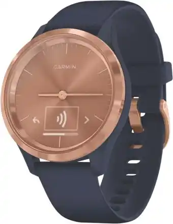 The Good Guys Garmin Vivomove 3S Watch Small - Rose Gold-Navy offer