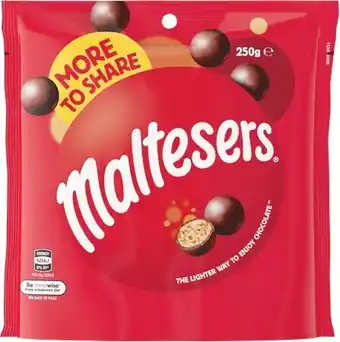 Woolworths Mars Large M&M's, Maltesers or Skittles 280-­380g offer
