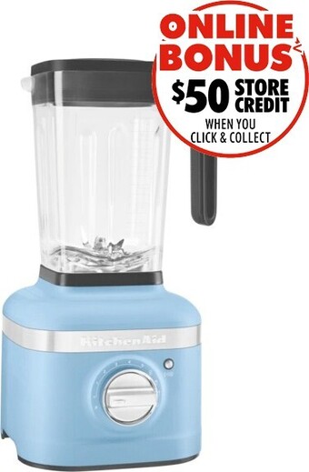 The Good Guys KitchenAid K400 Blender - Blue Velvet offer