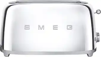 The Good Guys Smeg 50s Retro Style 4 Slice Toaster - Chrome offer