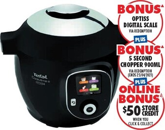 The Good Guys Tefal Cook4Me-plus Connect - Black offer