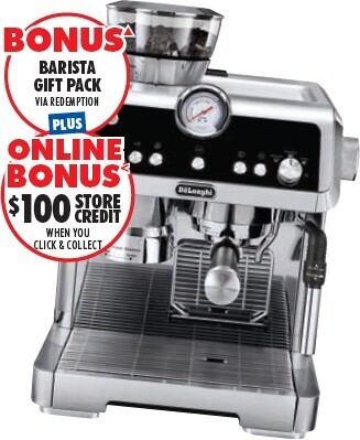 The Good Guys DeLonghi La Specialista Manual Coffee Machine offer