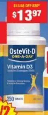 Chemist Warehouse OsteVit-D ONE-A-DAY Vitamin D3 offer