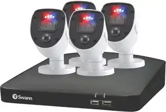 The Good Guys NEW Swann 4 Camera 1080p 1TB HDD DVR Enforcer Kit offer