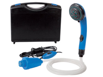 OZtrail Companion 12v high volume camp shower offer
