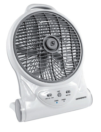OZtrail Companion 25cm aerobreeze lithium rechargeable fan offer