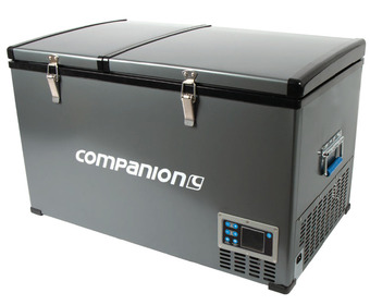 OZtrail Companion metal 100l dual zone fridge/ freezer offer