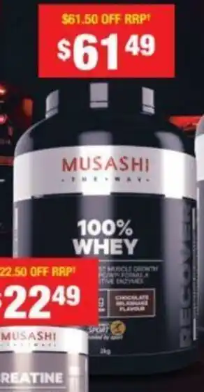 MUSASHI 100% WHEY