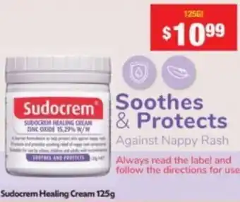 Chemist Warehouse Sudocrem Healing Cream 125g offer