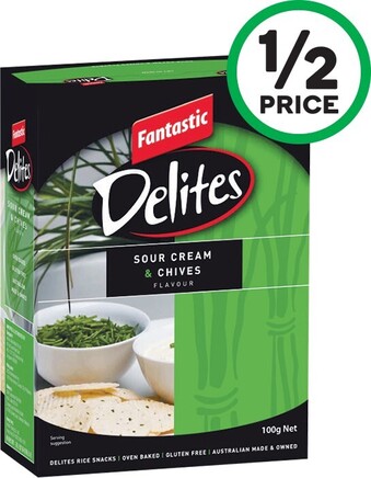 Woolworths Fantastic Delites 100g offer