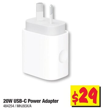 JB Hi-Fi 20W USB-C Power Adapter offer