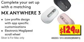 JB Hi-Fi Logitech MX Anywhere 3 Mouse offer