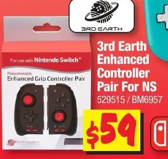 JB Hi-Fi Nintendo Switch 3rd Earth Enhanced Controller Pair for NS offer