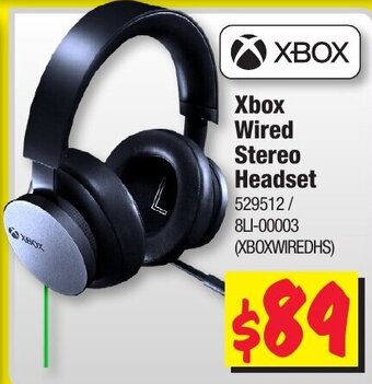 JB Hi-Fi Xbox Wired Stereo Headset offer