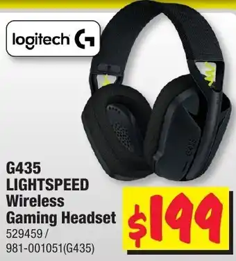 JB Hi-Fi Logitech G435 Lightspeed Wireless Gaming Headset offer