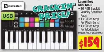 JB Hi-Fi Novation Launchkey Mini MK3 offer