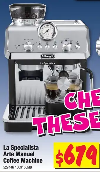 DeLonghi La Specialista Arte Manual Coffee Machine
