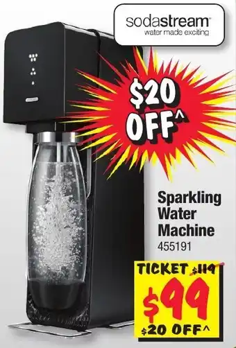 JB Hi-Fi Sodastream Sparkling Water Machine offer