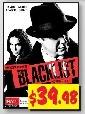 JB Hi-Fi Hot New TV Shows Blacklist offer