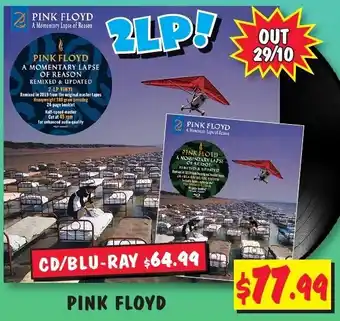 JB Hi-Fi Latest Music at JB Pink Floyd offer