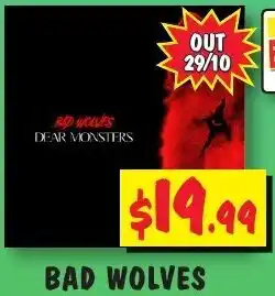 JB Hi-Fi Latest Music at JB Bad Wolves offer