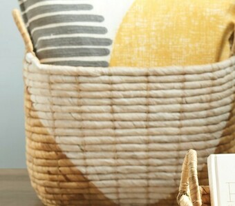 Spotlight 40% off Wordly Water Hyacinth Large Basket offer