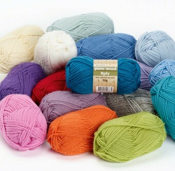 Spotlight 4 Seasons Pure Wool 8Ply 50g offer