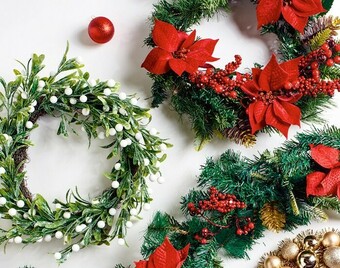30% off Jolly & Joy Decorated Wreath