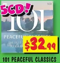 JB Hi-Fi Latest Music at JB 101 Peaceful Classics offer