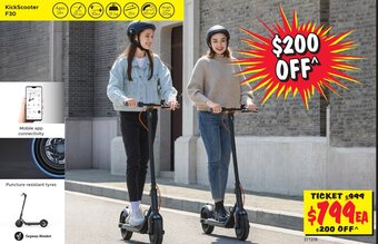 JB Hi-Fi Segway-Ninebot KickScooter F30 offer