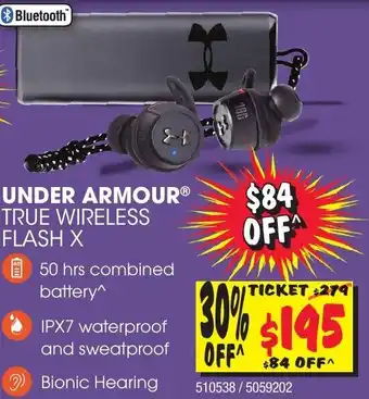 Under Armour True Wireless Flash X