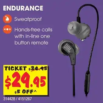 JB Hi-Fi JBL Endurance offer