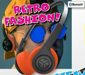 JB Hi-Fi Rewind Wireless Retro On-Ear Headphones offer