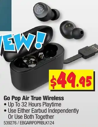 JB Hi-Fi Go Pop Air True Wireless offer
