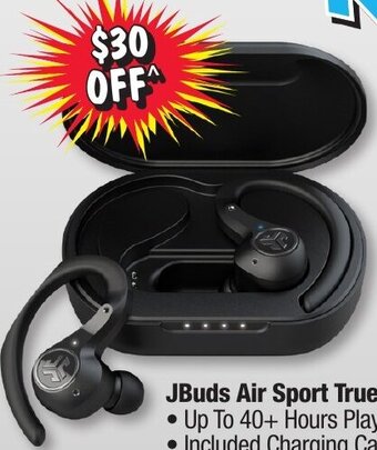 JB Hi-Fi JBuds Air Sport True Wireless offer