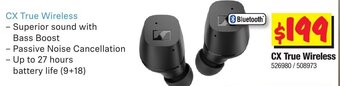 JB Hi-Fi Sennheiser CX True Wireless offer