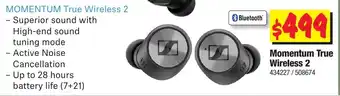 JB Hi-Fi Sennheiser Momentum True Wireless 2 offer