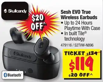 JB Hi-Fi Skullcandy Sesh EVO True Wireless Earbuds offer