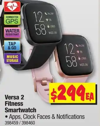 JB Hi-Fi Fitbit Versa 2 Fitness Smartwatch offer