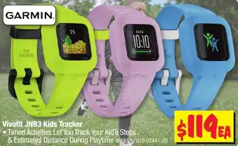 Garmin Vivofit JNR3 Kids Tracker